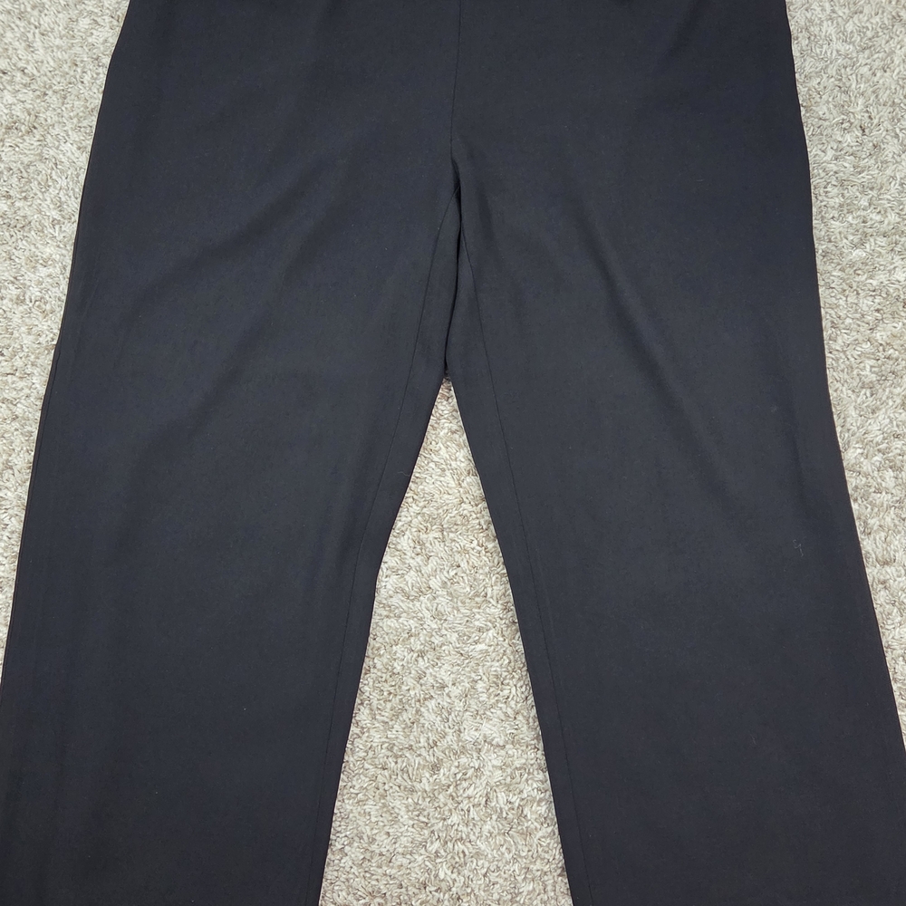 Vintage Elisabeth Liz Claiborne 18W Black Pants‎ 90s Y2K Plus Size Career Work